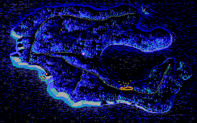 Mêlée Island overview map
