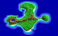Monkey Island overview map