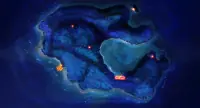 Mêlée Island overview map