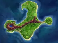 Monkey Island overview map