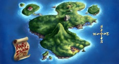 Booty Island overview map