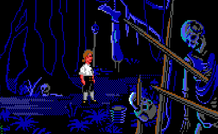 Unseen animation from The Secret of Monkey Island