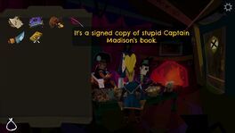 Getting Captain Madison's book signed