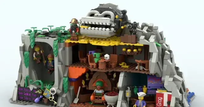 Lego set of Monkey Island