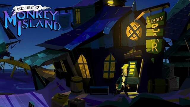 In-game footage of Return to Monkey Island